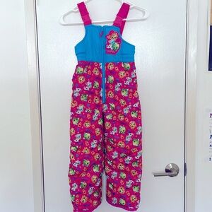 Shopkins snow bib pants jumper
